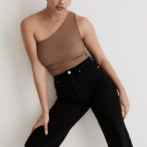 Madewell Rib One-Shoulder Tank Top
